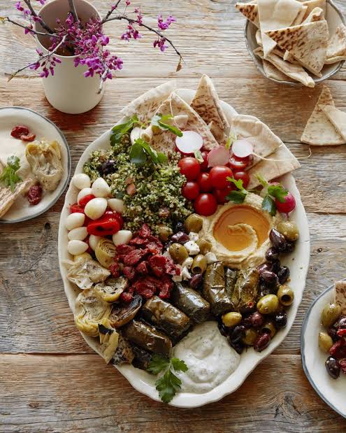 Vegetarian Mix Meze Plate